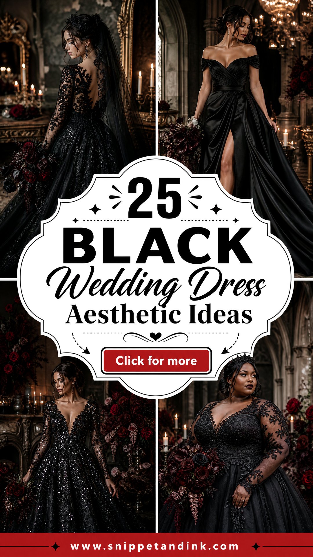 25 Black Wedding Dress Aesthetic Ideas for Gothic Romance - 25 Black Wedding Dress Aesthetic Ideas for Gothic Romance