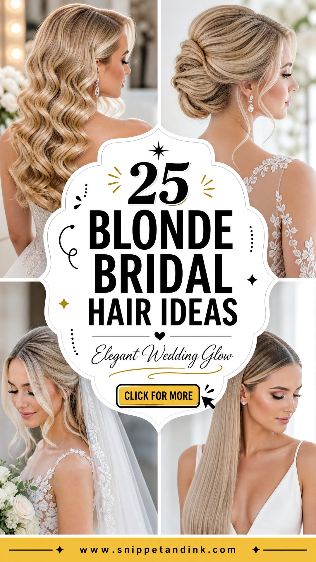 25 Blonde Bridal Hair Ideas for Elegant Wedding-Day Glow - 25 Blonde Bridal Hair Ideas for Elegant Wedding-Day Glow