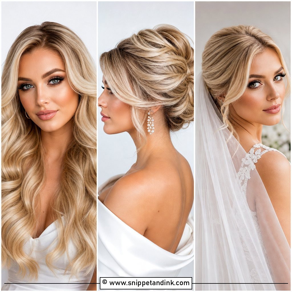 25 Blonde Bridal Hair Ideas for Elegant Wedding-Day Glow