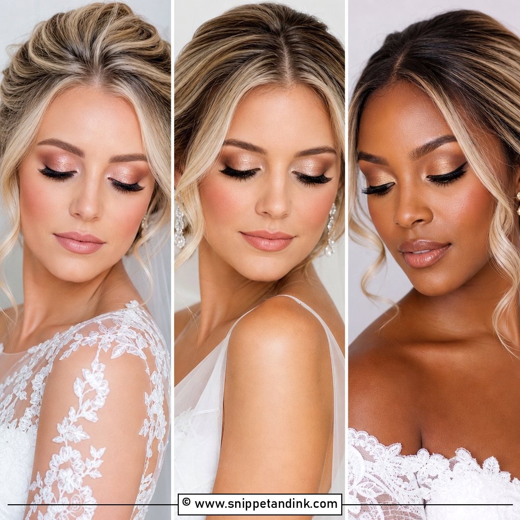 25 Blonde Wedding Makeup Ideas for Soft Glam Bridal Beauty