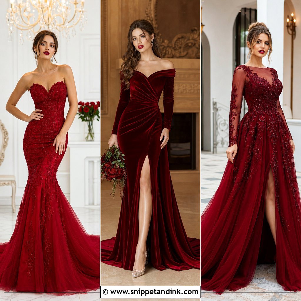 25 Blood Wedding Dress Ideas for a Haunting Gothic Look