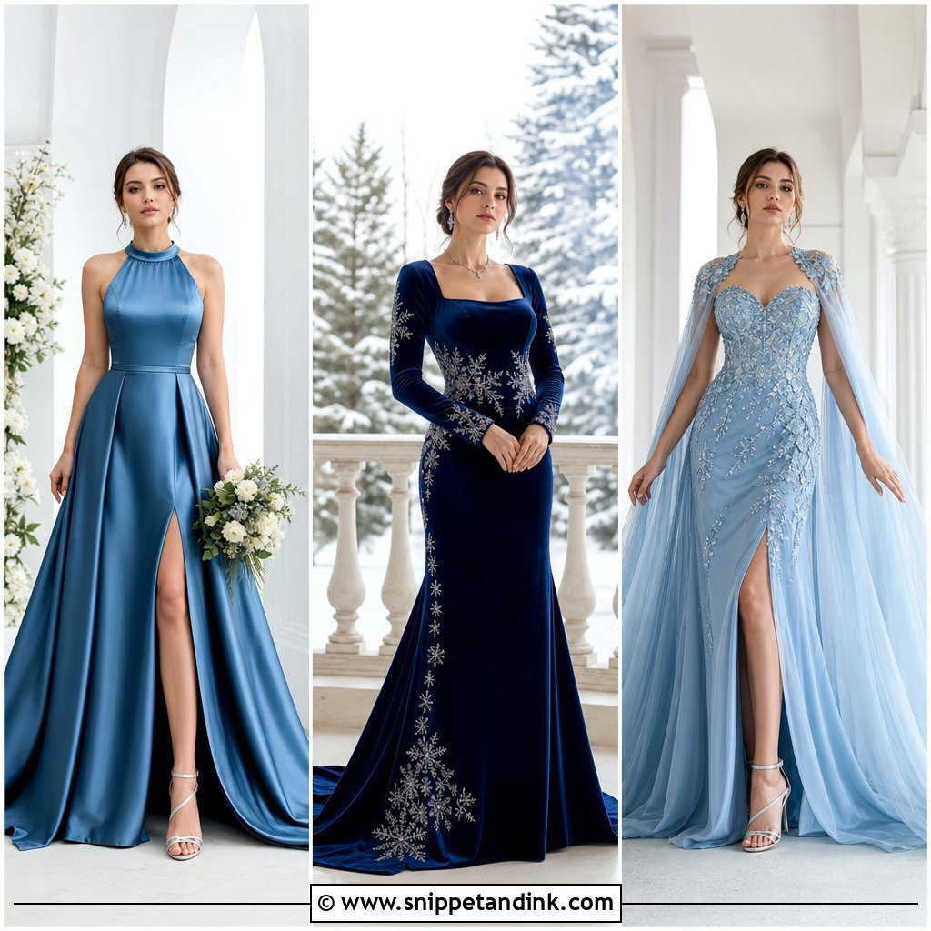 25 Blue Bridal Dress Ideas for a Dreamy Modern Wedding Look