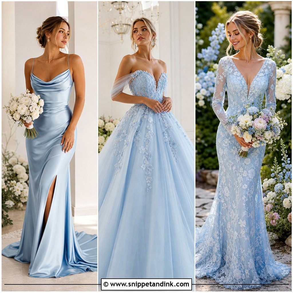 25 Blue Wedding Dresses