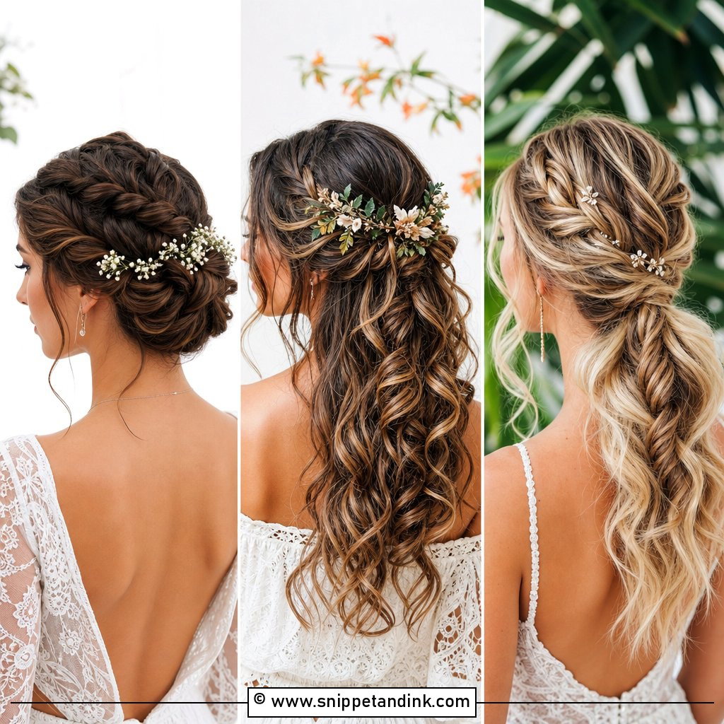 25 Bohemian Wedding Hair Ideas for Dreamy Free-Spirit Brides