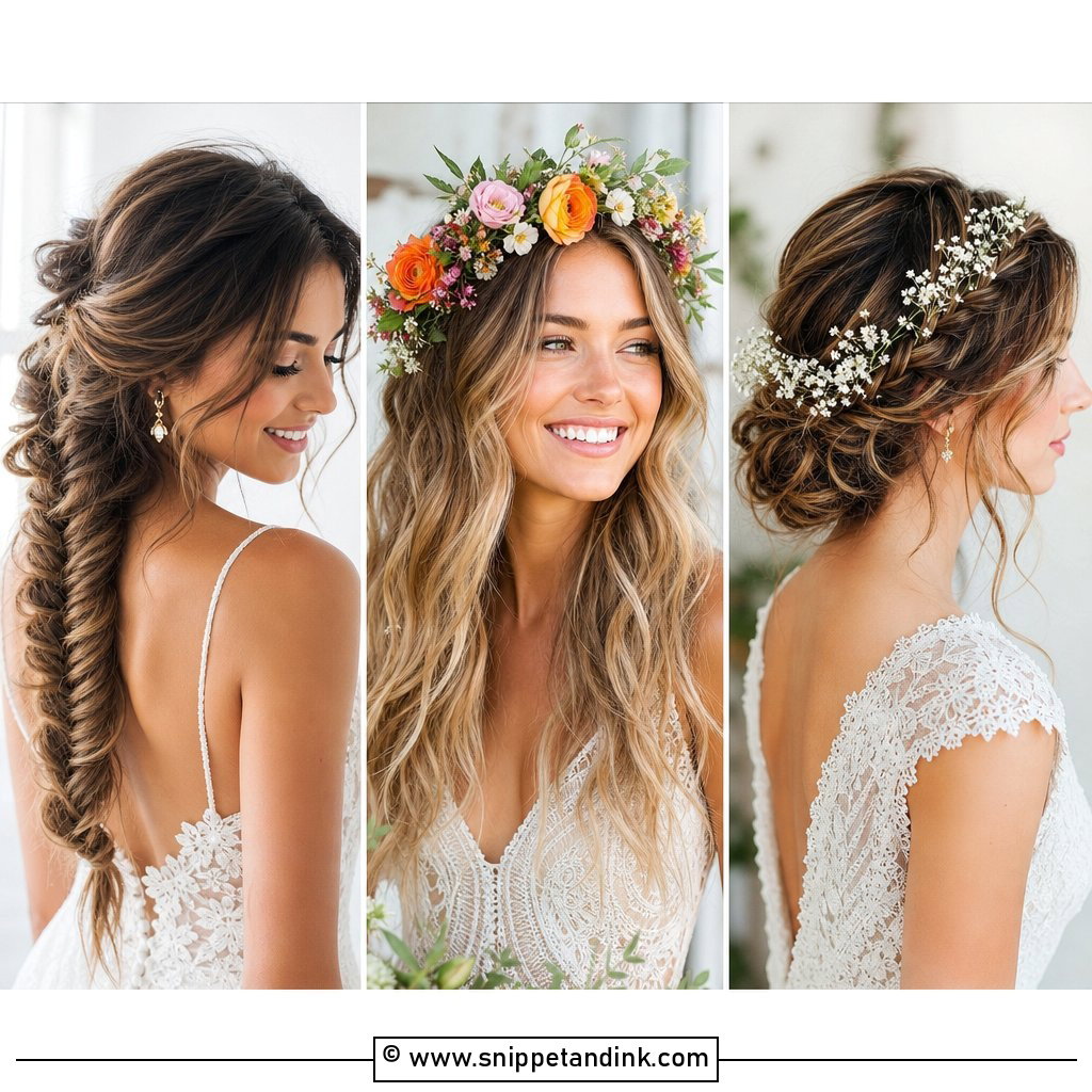 25 Boho Bride Hair Ideas for Effortless Wedding-Day Magic
