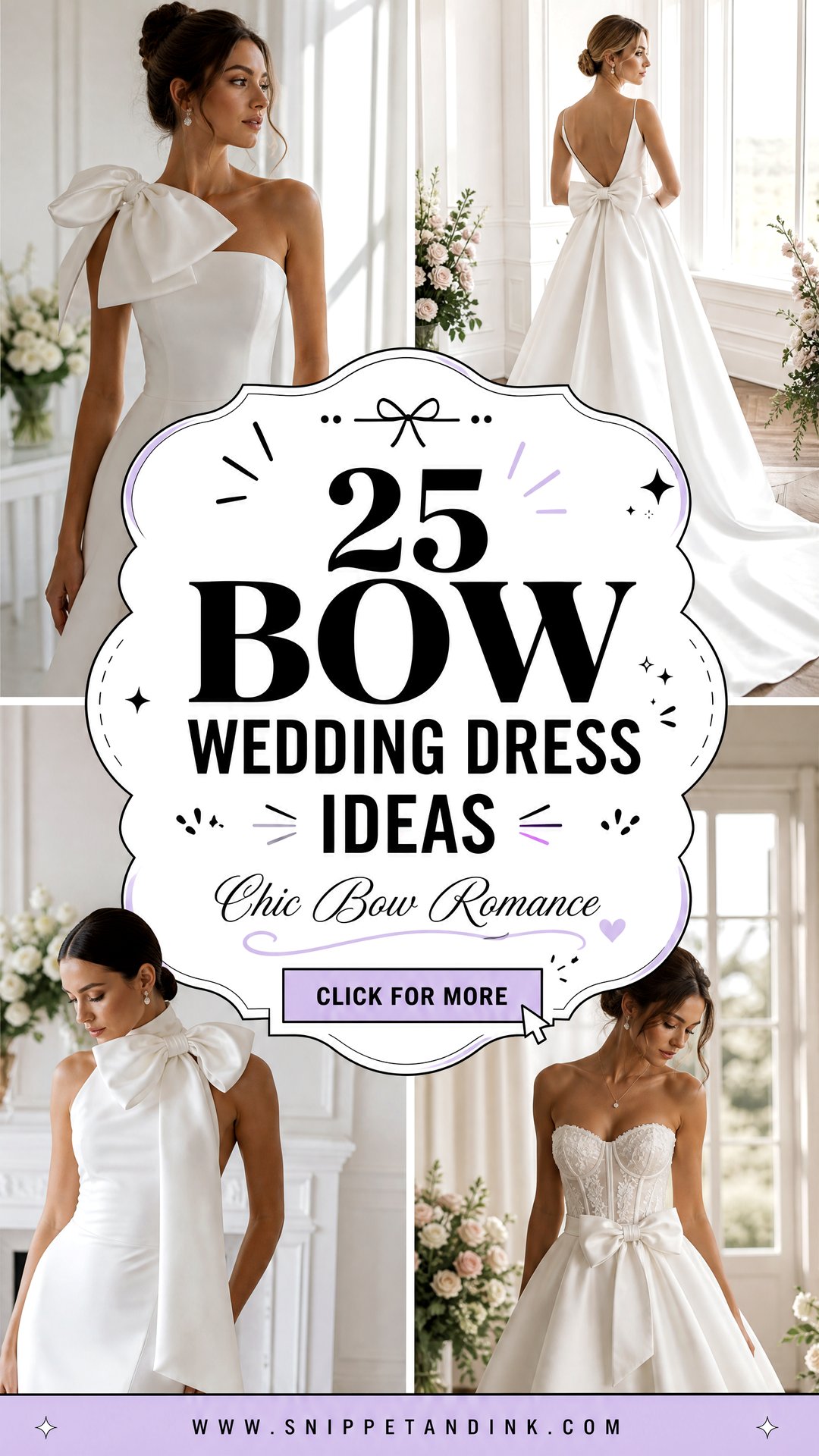 25 Bow Wedding Dress Ideas for Chic Romantic Bridal Style - 25 Bow Wedding Dress Ideas for Chic Romantic Bridal Style