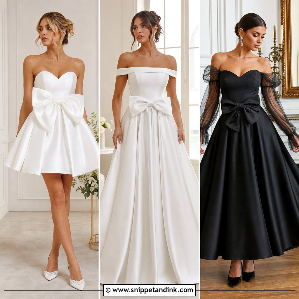 25 Bow Wedding Dress Ideas