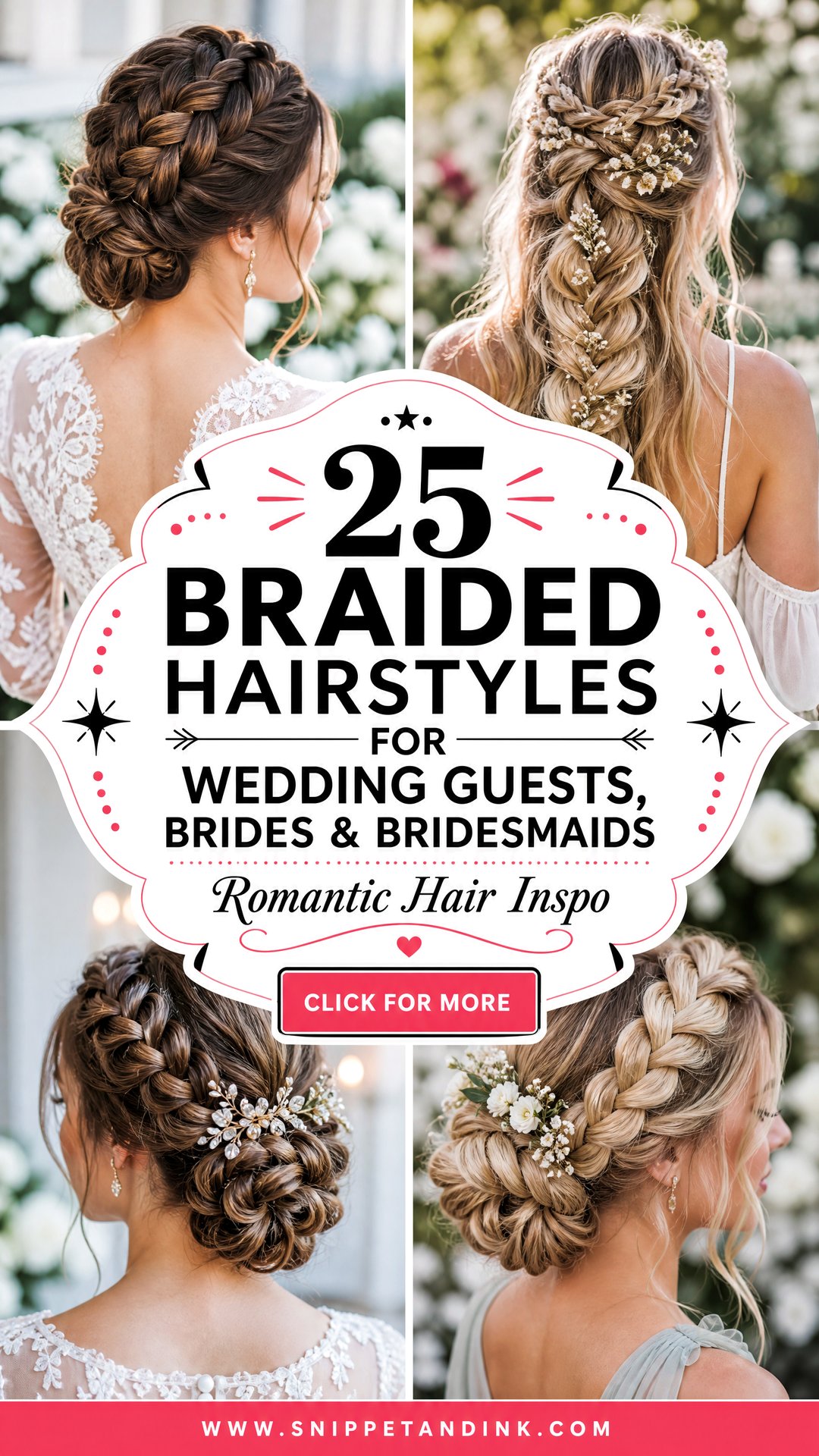 25 Braided Hairstyles for Wedding Guests Brides and Bridesmaids - 25 Braided Hairstyles for Wedding Guests, Brides & Bridesmaids