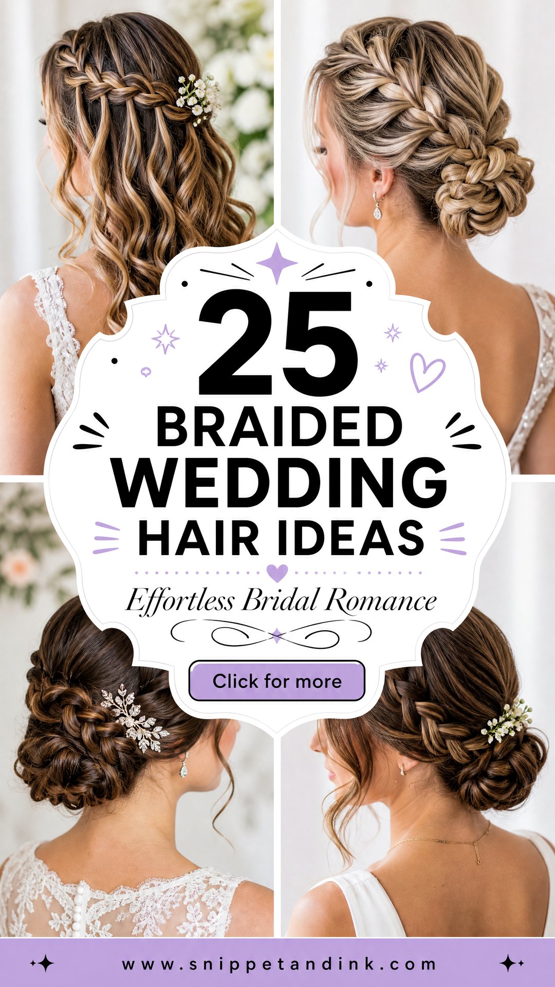 25 Braided Wedding Hair Ideas for Effortless Bridal Romance - 25 Braided Wedding Hair Ideas for Effortless Bridal Romance