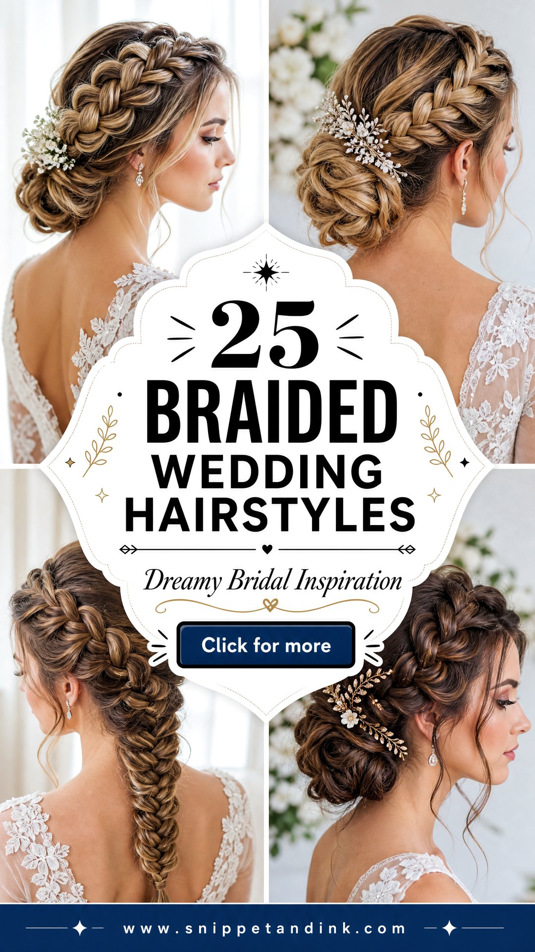 25 Braided Wedding Hairstyles for Dreamy Bridal Inspiration - 25 Braided Wedding Hairstyles for Dreamy Bridal Inspiration