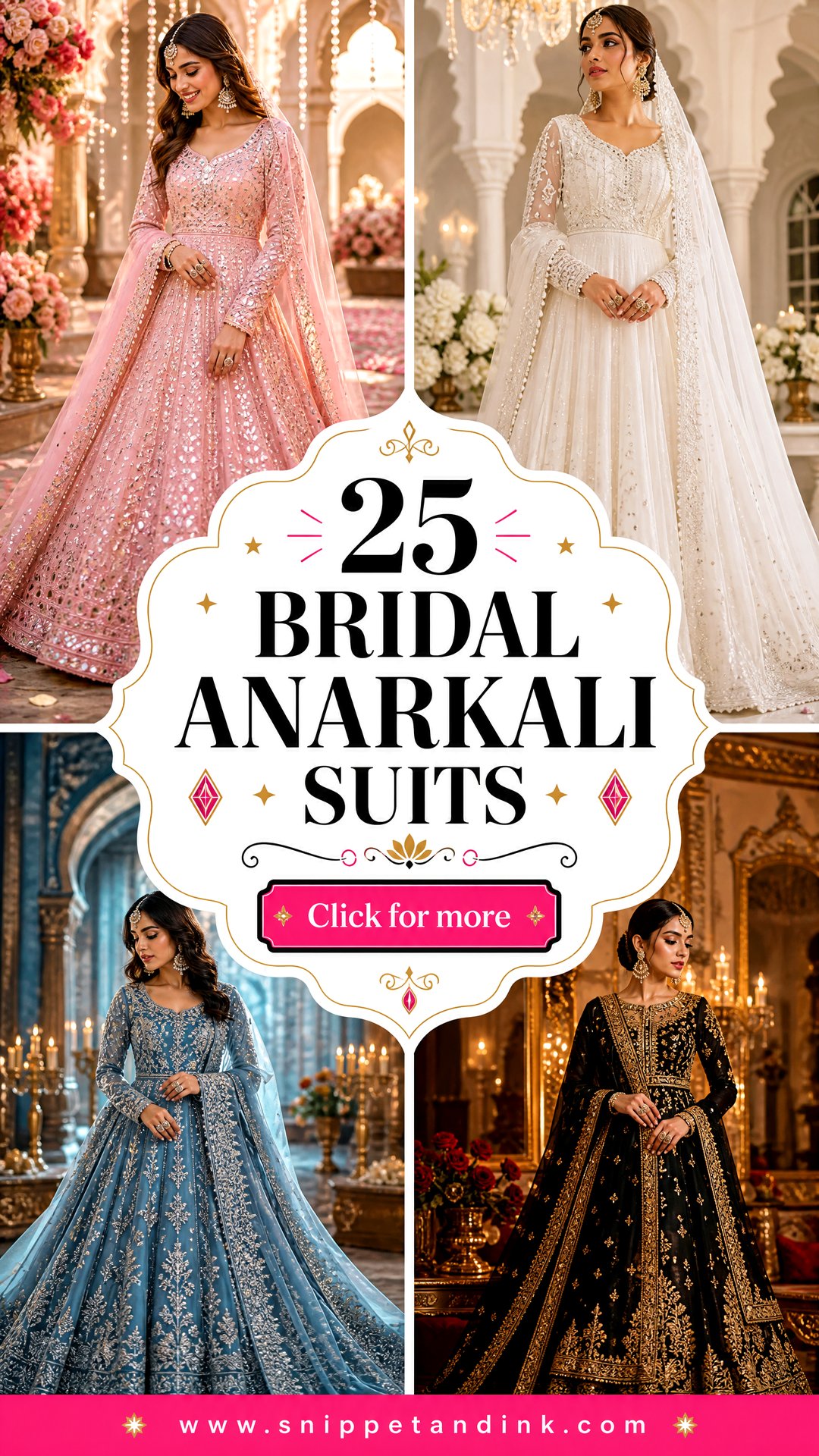 25 Bridal Anarkali Suits for a Stunning Regal Wedding Look - 25 Bridal Anarkali Suits for a Stunning Regal Wedding Look