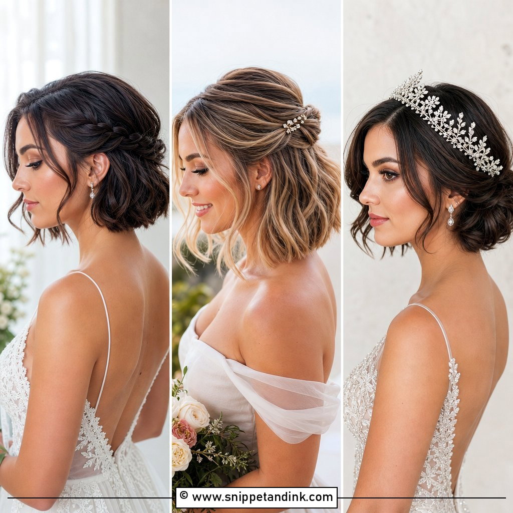25 Bridal Bob Hairstyles for Chic Short-Hair Wedding Looks
