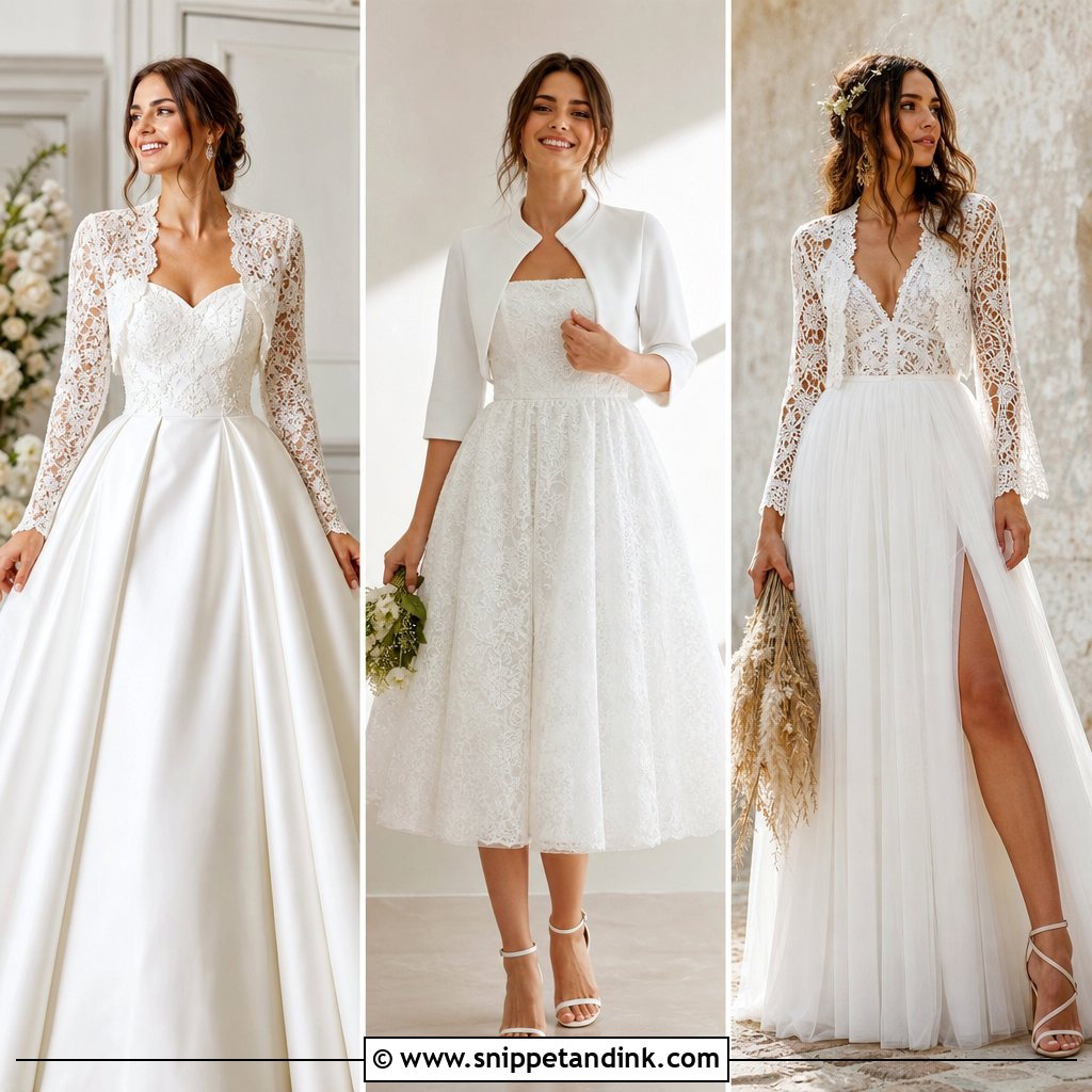 25 Bridal Bolero Ideas for Chic Coverage on Your Big Day