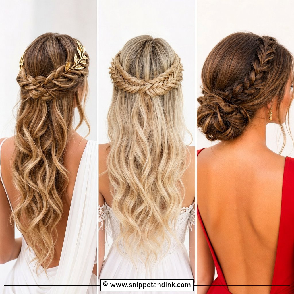 25 Bridal Braids for Long Hair Romantic Wedding Styles
