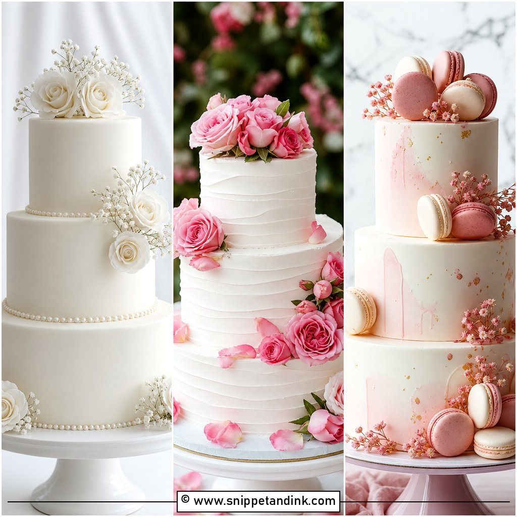 25 Bridal Cake Ideas for a Dreamy Wedding Dessert Table