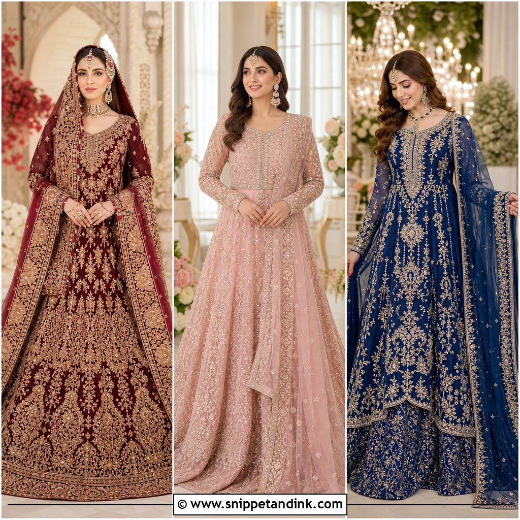 25 Bridal Dresses Pakistan for Regal Wedding Style Ideas