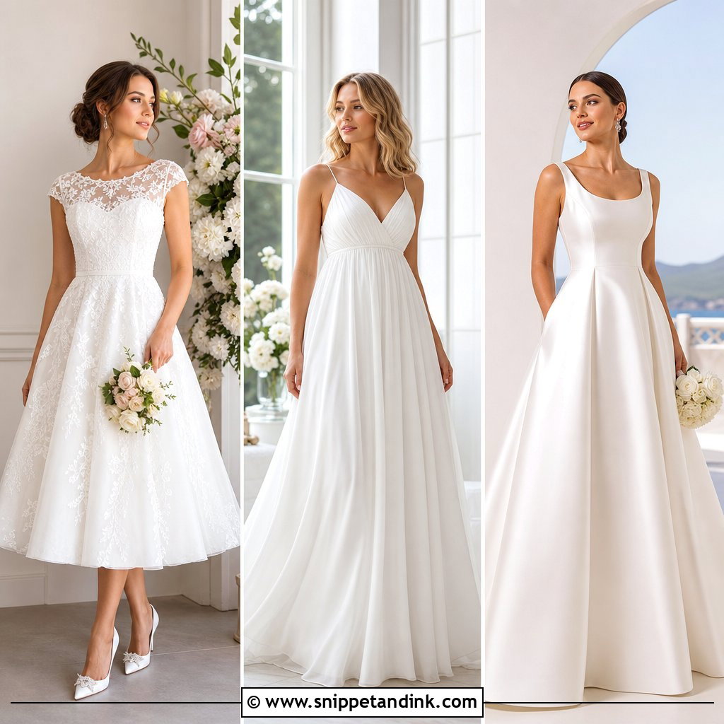 25 Bridal Dresses Simple Elegant for a Timeless Wedding Look