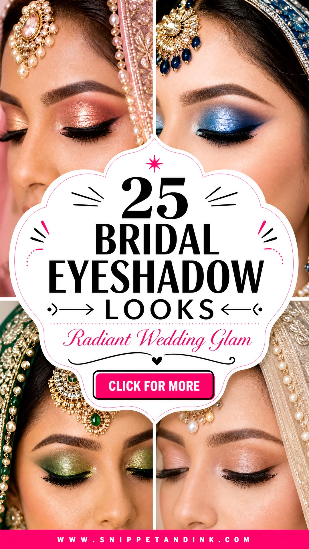 25 Bridal Eyeshadow Looks for Radiant Wedding-Day Glam - 25 Bridal Eyeshadow Looks for Radiant Wedding-Day Glam