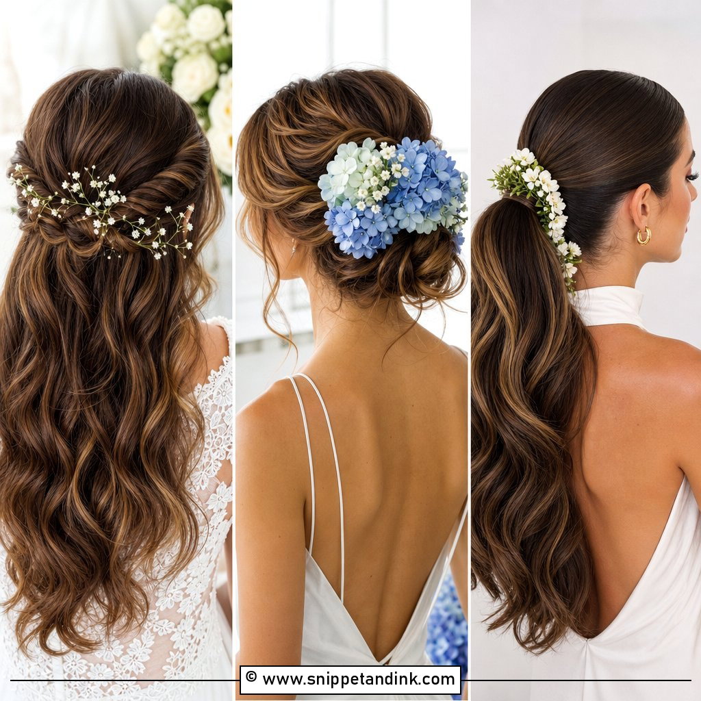 25 Bridal Hair Flowers Romantic Ideas for Modern Brides