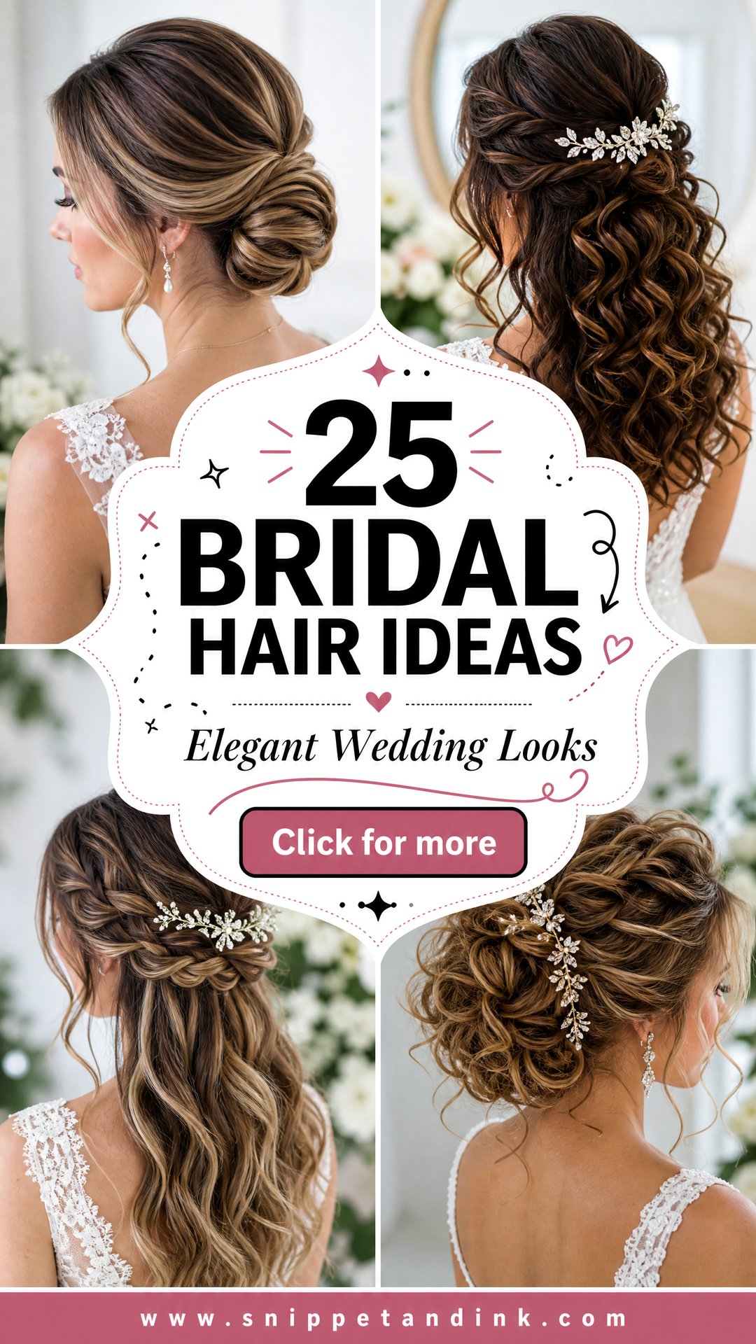 25 Bridal Hair Ideas Elegant Wedding Looks Youll Love - 25 Bridal Hair Ideas: Elegant Wedding Looks You’ll Love