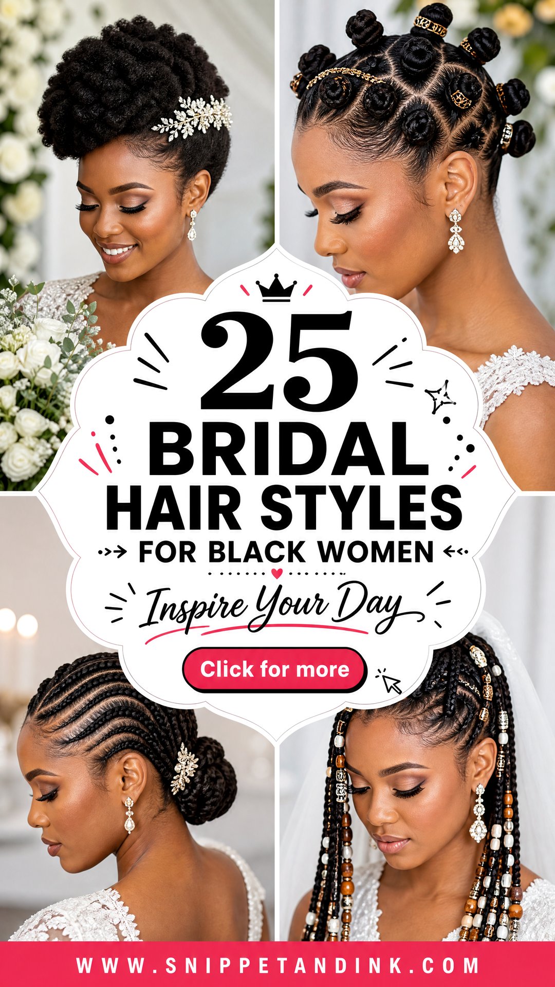 25 Bridal Hair Styles for Black Women to Inspire Your Day - 25 Bridal Hair Styles for Black Women to Inspire Your Day