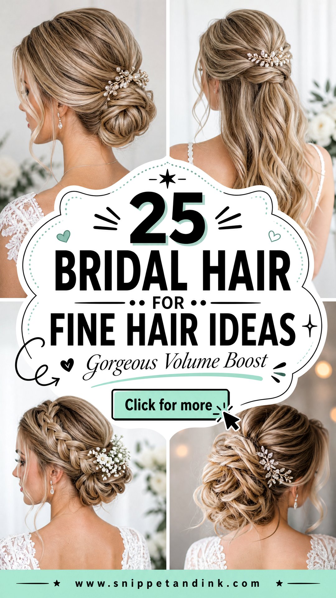 25 Bridal Hair for Fine Hair Ideas With Gorgeous Volume - 25 Bridal Hair for Fine Hair Ideas With Gorgeous Volume