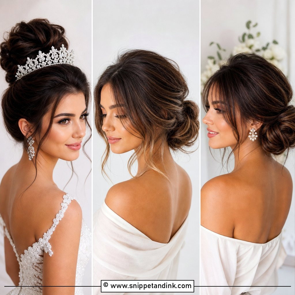 25 Bridal Hair for Round Face Ideas That Flatter Brides