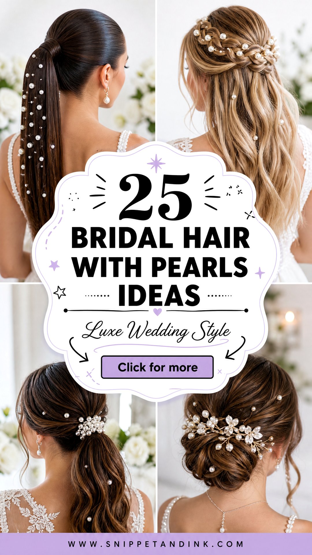25 Bridal Hair with Pearls Ideas for Luxe Wedding Style - 25 Bridal Hair with Pearls Ideas for Luxe Wedding Style