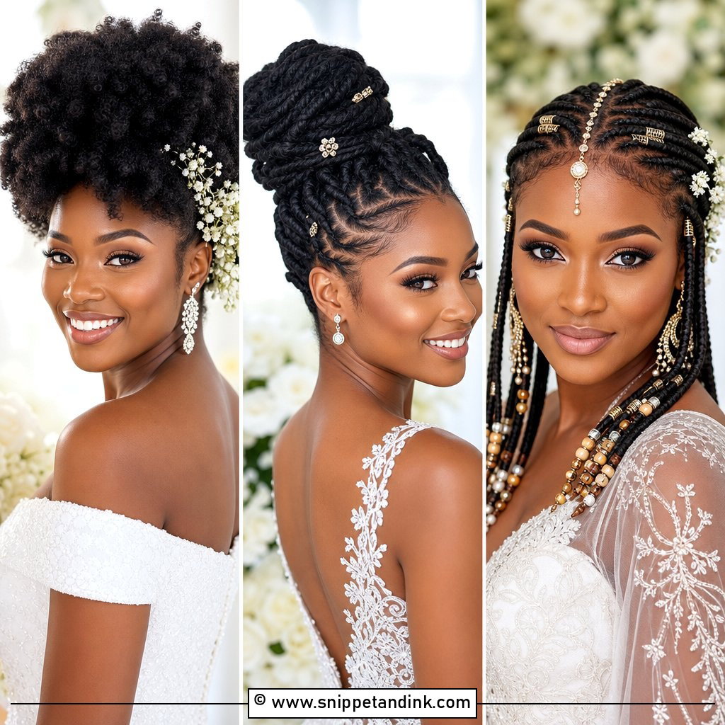 25 Bridal Hairstyles Black Women for Stunning Wedding Glam
