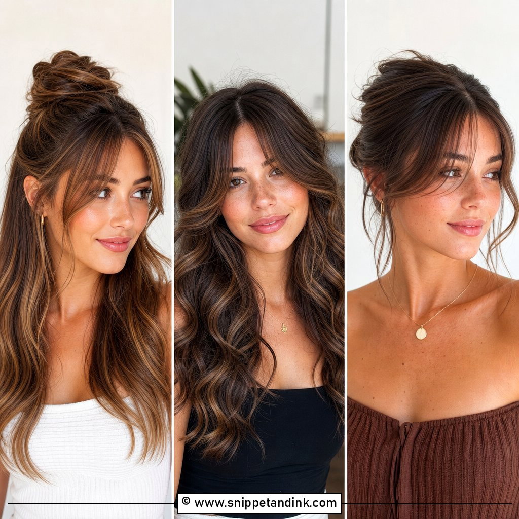 25 Bridal Hairstyles with Bangs for Soft Wedding Glam