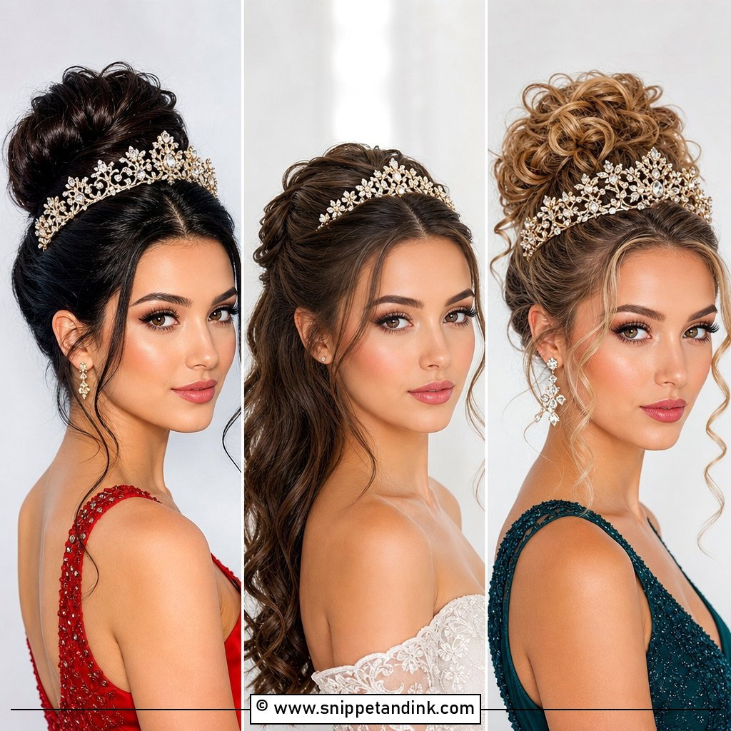 25 Bridal Hairstyles with Crown Royal Looks for Modern Brides
