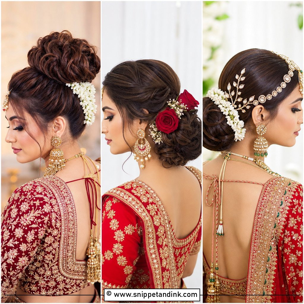 25 Bridal Juda Hairstyles Regal Wedding Looks for Brides