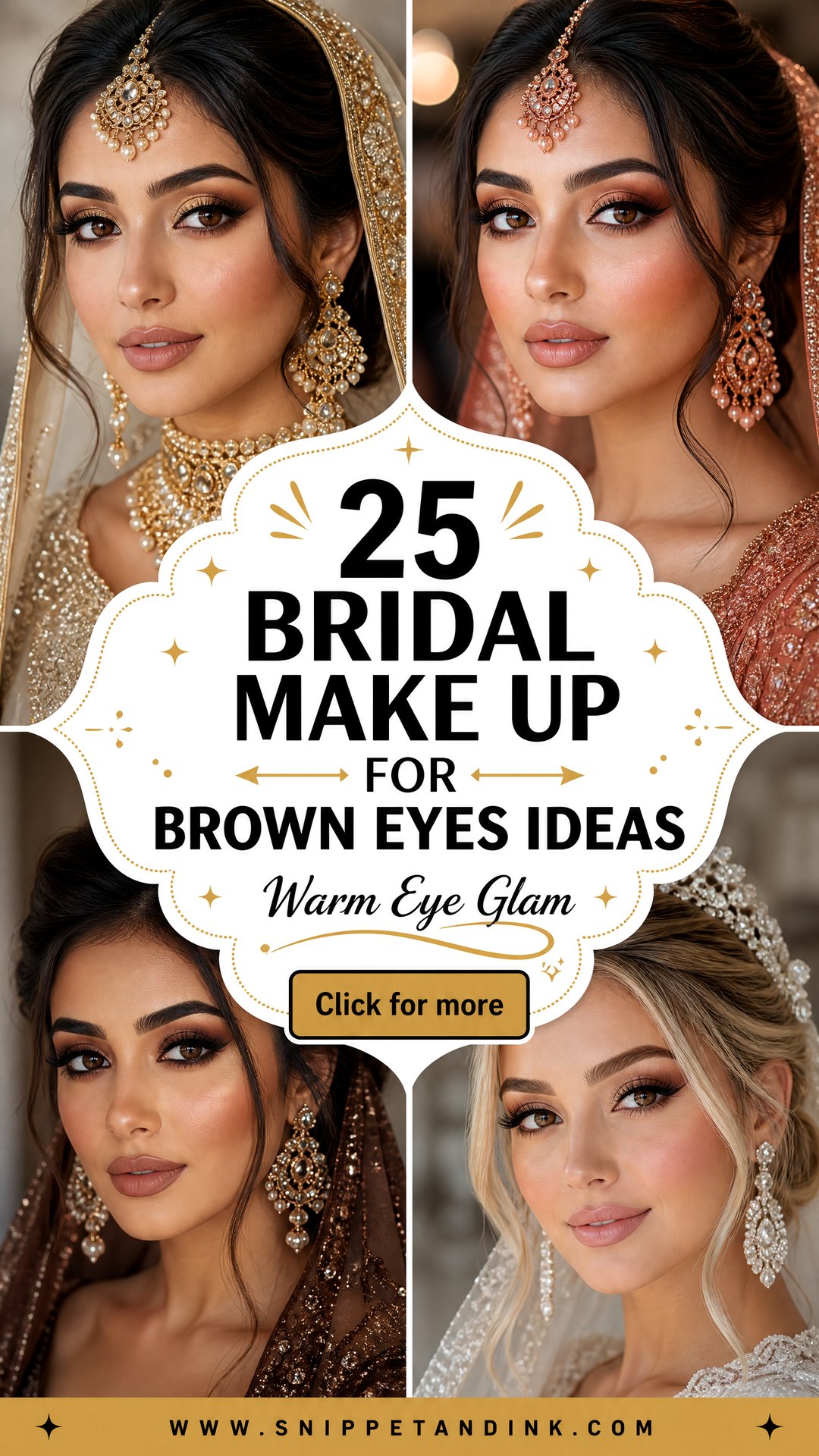 25 Bridal Make Up for Brown Eyes Flattering Bride Looks - 25 Bridal Make Up for Brown Eyes: Flattering Bride Looks