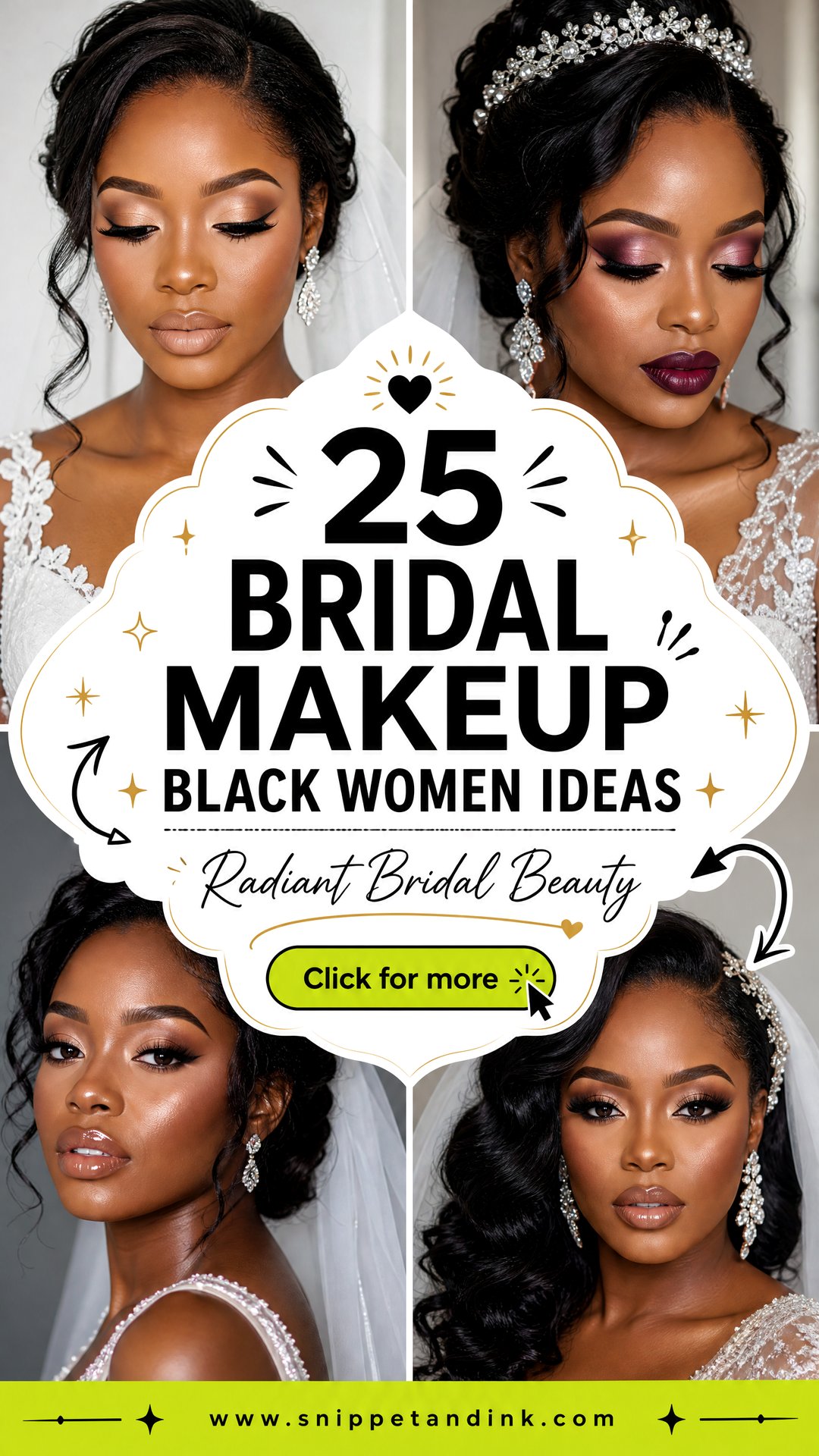 25 Bridal Makeup Black Women Radiant Looks for Brides - 25 Bridal Makeup Black Women: Radiant Looks for Brides