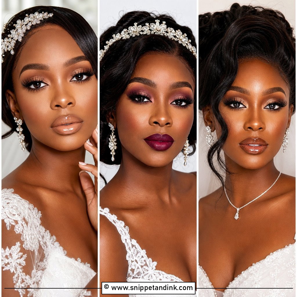 25 Bridal Makeup Black Women Radiant Looks for Brides