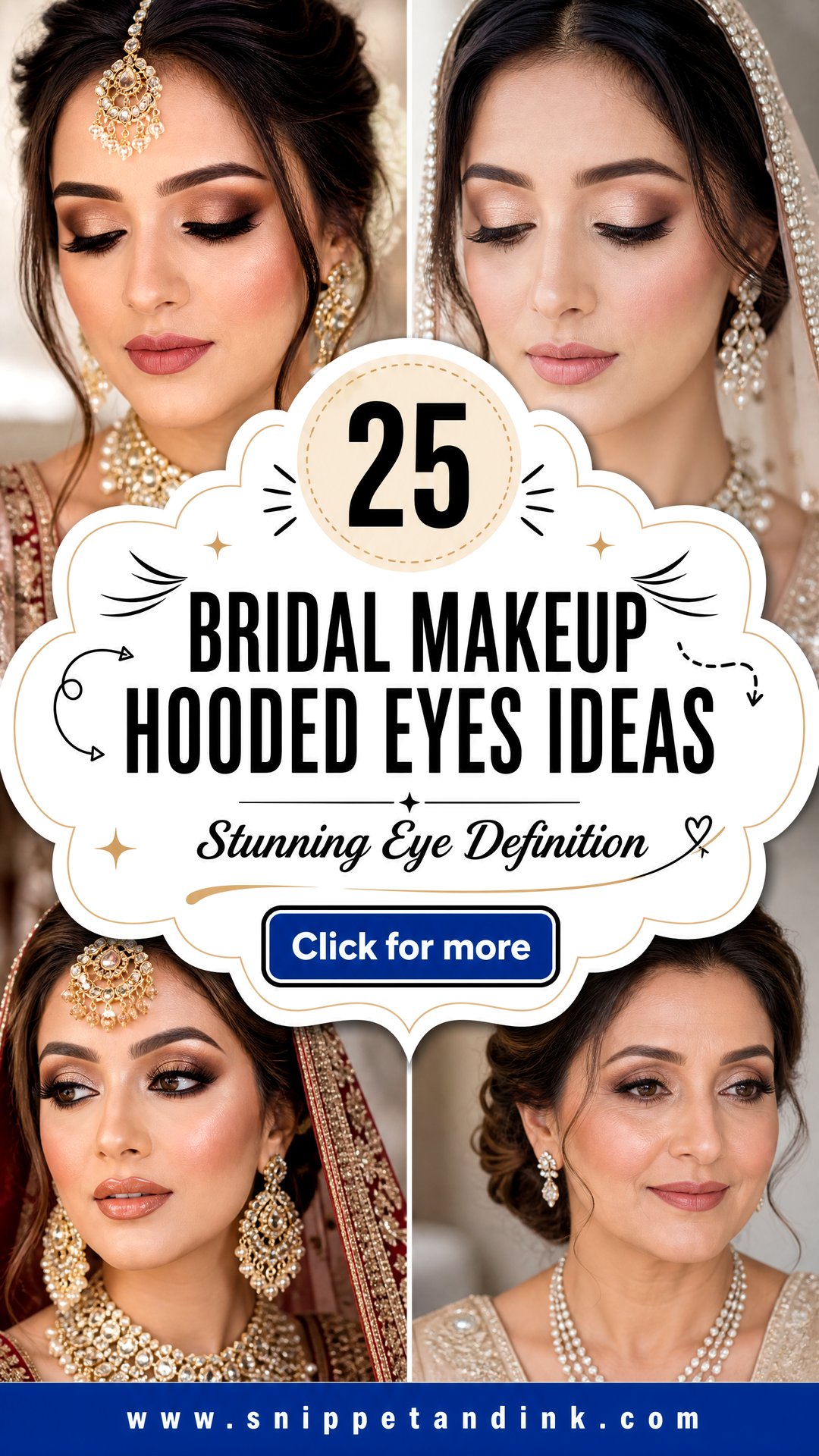 25 Bridal Makeup Hooded Eyes Ideas for Stunning Definition - 25 Bridal Makeup Hooded Eyes Ideas for Stunning Definition