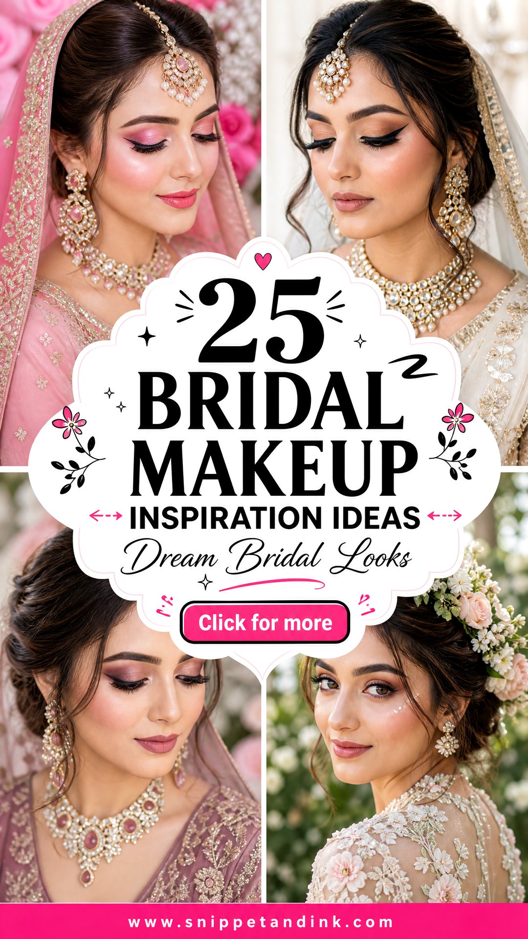 25 Bridal Makeup Inspiration Ideas for Your Dream Look - 25 Bridal Makeup Inspiration Ideas for Your Dream Look