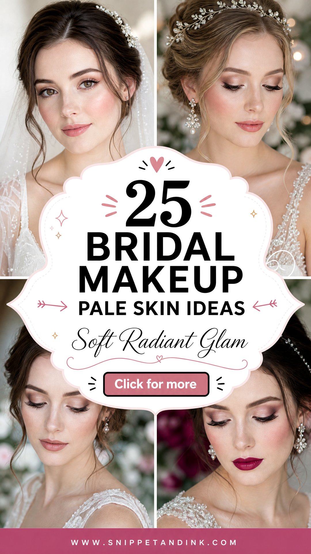 25 Bridal Makeup Pale Skin Ideas for Soft Radiant Glam - 25 Bridal Makeup Pale Skin Ideas for Soft Radiant Glam