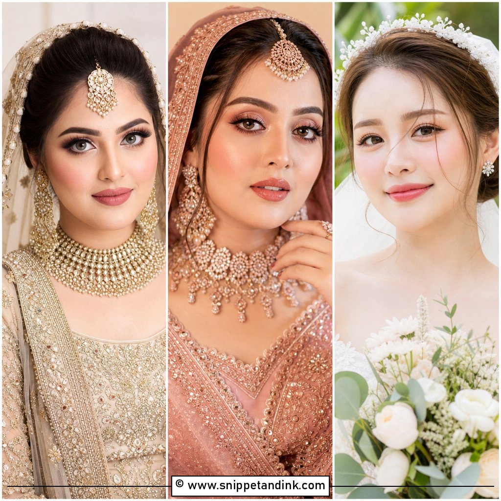 25 Bridal Makeup Round Face Ideas Flattering Glow Tips