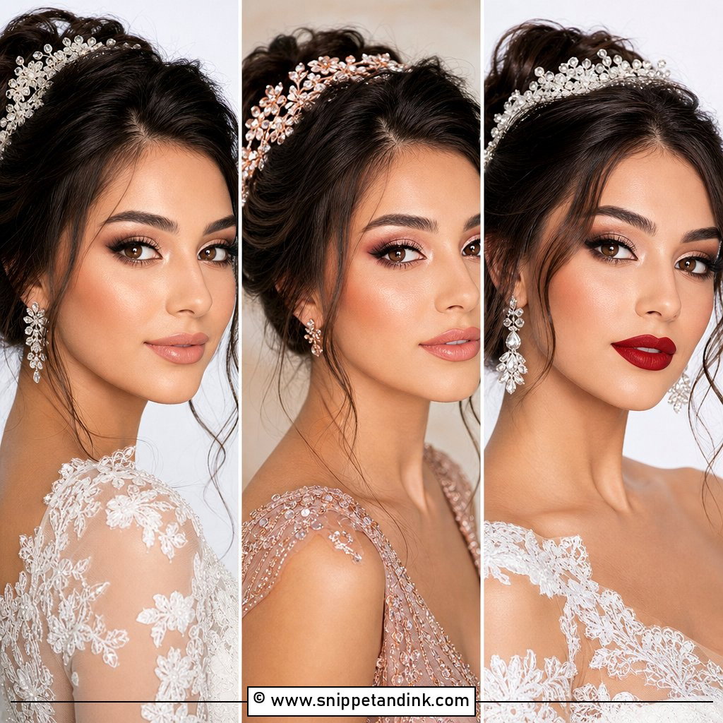 25 Bridal Makeup for Brown Eyes Brunettes Warm Glam Ideas