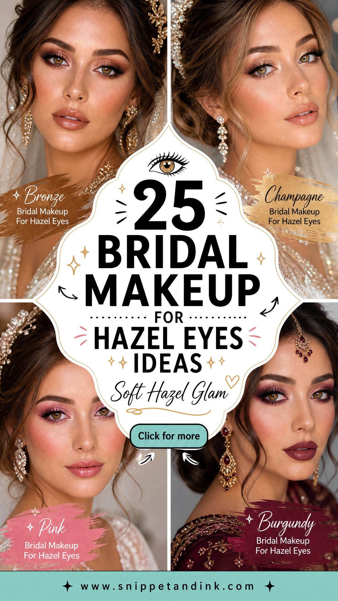 25 Bridal Makeup for Hazel Eyes Soft Glam Looks for Brides - 25 Bridal Makeup for Hazel Eyes: Soft Glam Looks for Brides
