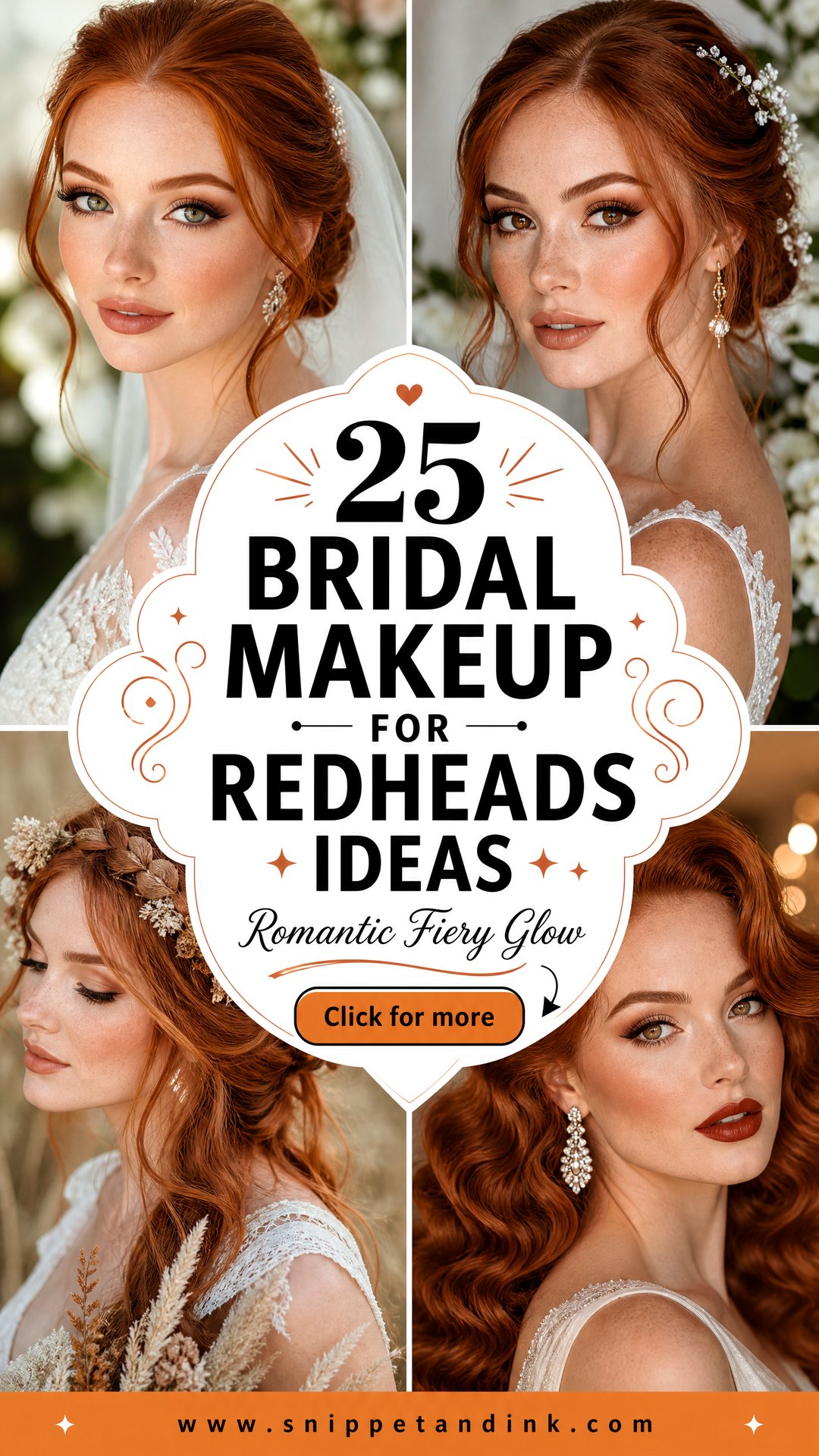 25 Bridal Makeup for Redheads Romantic Looks That Shine - 25 Bridal Makeup for Redheads: Romantic Looks That Shine