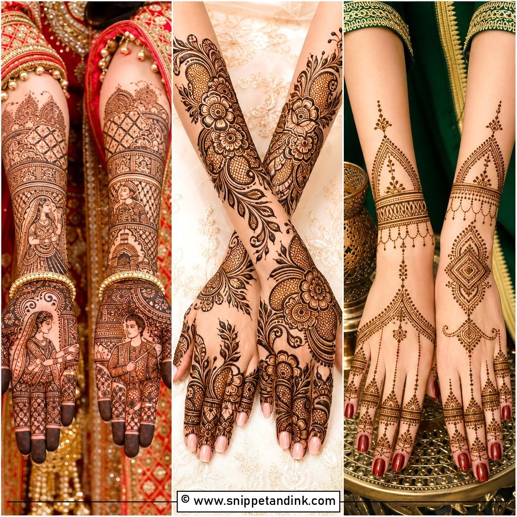 25 Bridal Mehndi Design 2025 Ideas for Trendy Brides