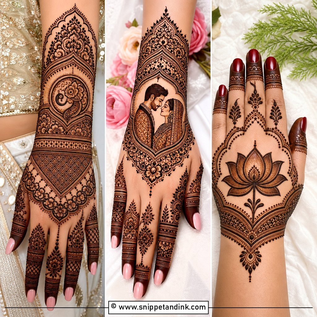 25 Bridal Mehndi Designs Back Side Elegant Hand Ideas
