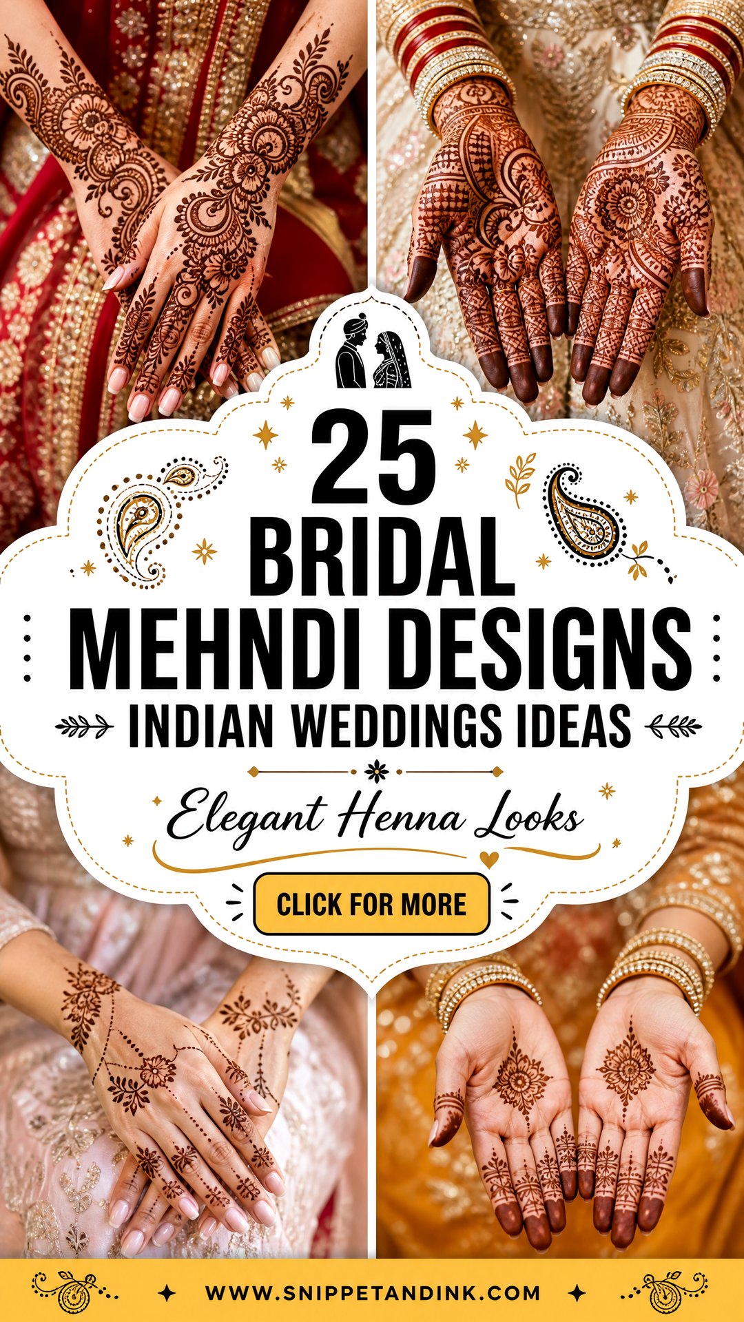 25 Bridal Mehndi Designs Indian Weddings Elegant Ideas - 25 Bridal Mehndi Designs Indian Weddings: Elegant Ideas