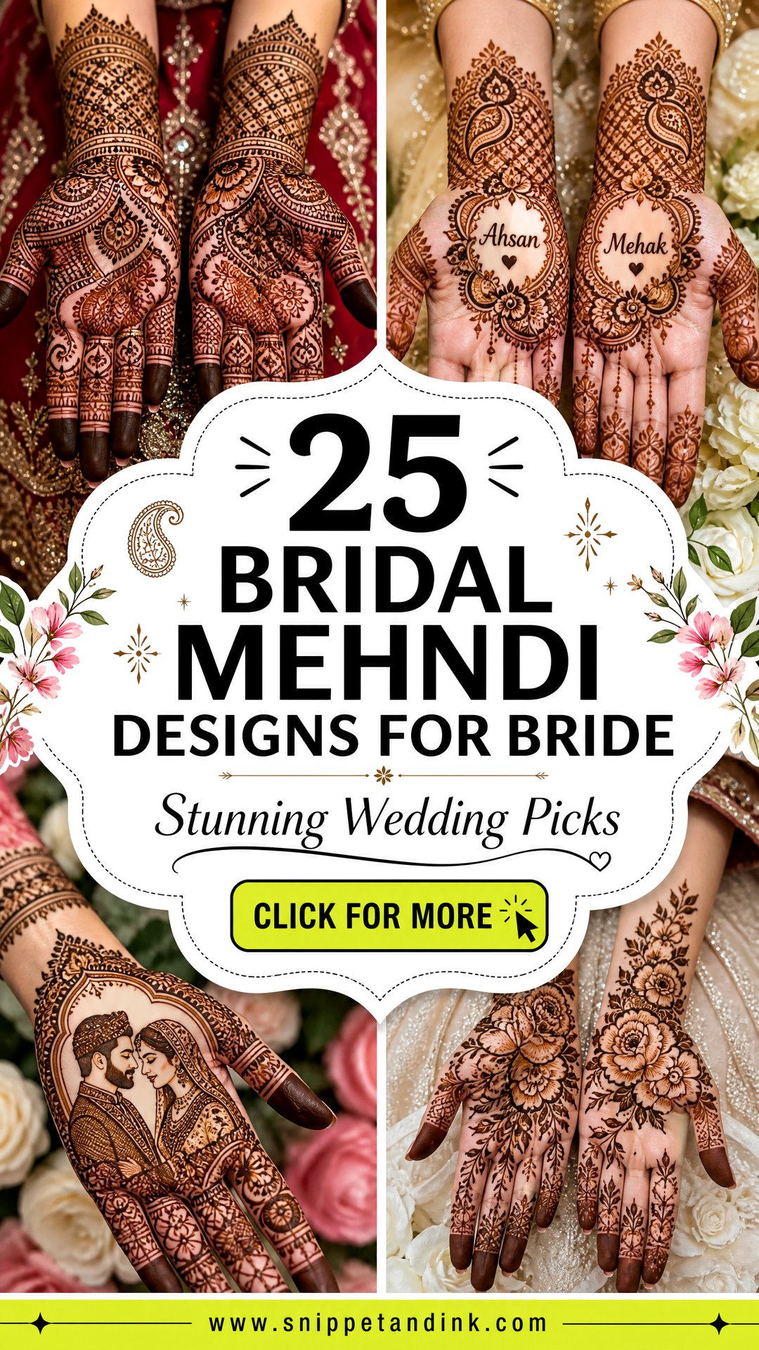 25 Bridal Mehndi Designs for Bride Stunning Wedding Picks - 25 Bridal Mehndi Designs for Bride: Stunning Wedding Picks