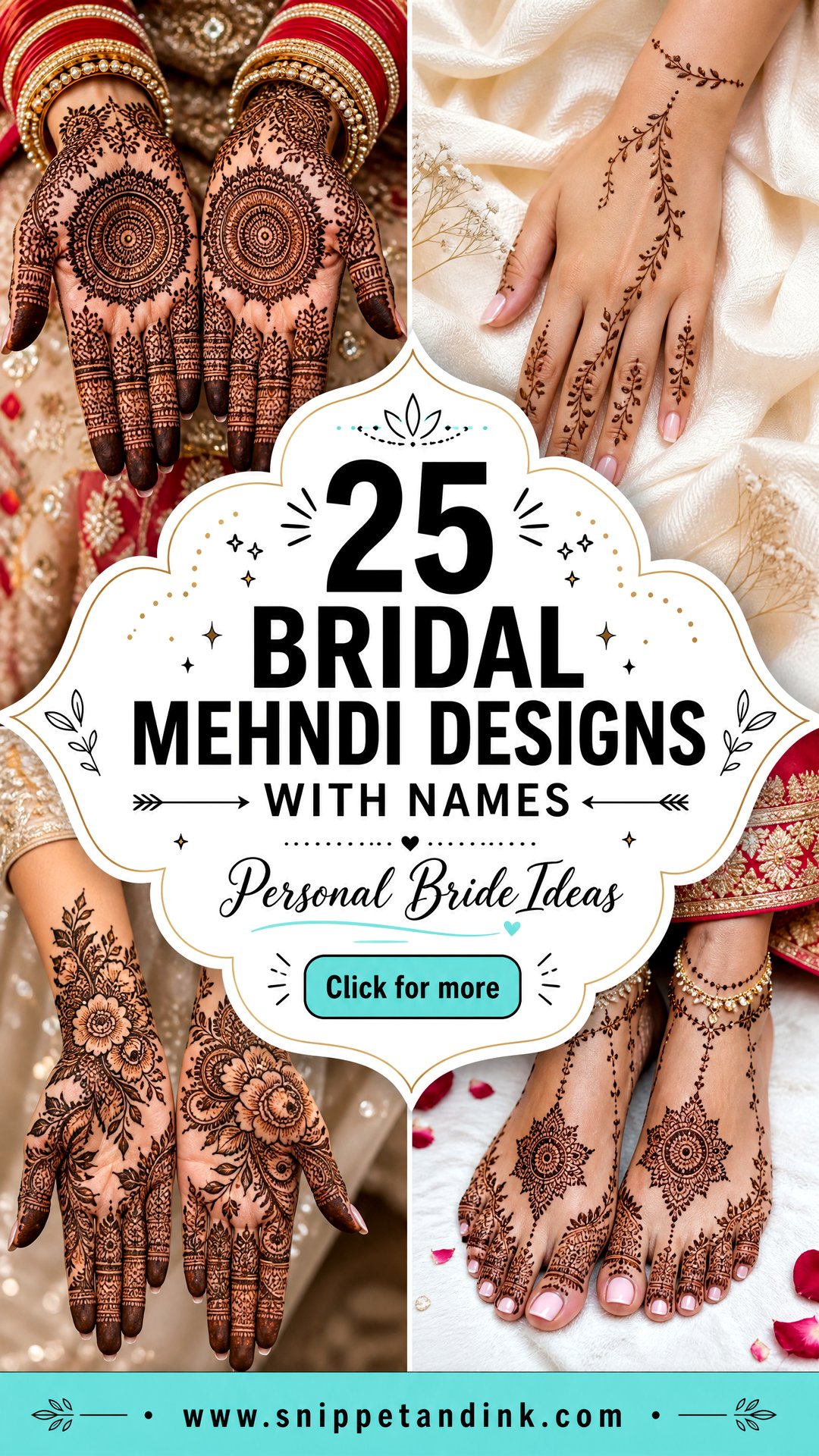 25 Bridal Mehndi Designs with Names Personal Bride Ideas - 25 Bridal Mehndi Designs with Names: Personal Bride Ideas