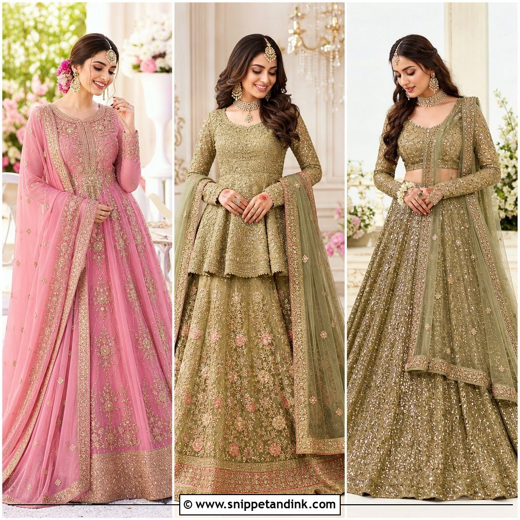 25 Bridal Mehndi Dresses