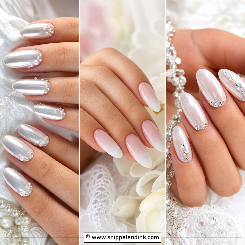 25 Bridal Nail Designs Brides Need for Timeless Elegance