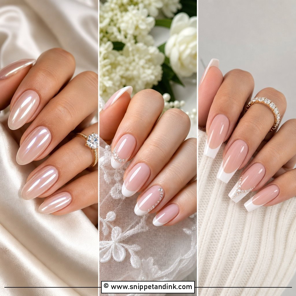 25 Bridal Nail Ideas Brides Will Love for Wedding Glam